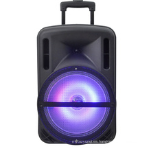 Altavoz recargable de 12 pulgadas / Bluetooth / USB / SD en / Grabación / Luces / Control remoto F12-1